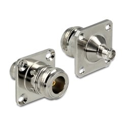 Delock Adapter N Buchse SMA Buchse zum Einbau