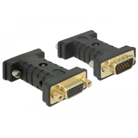 DeLOCK 63326 changeur de genre de câble VGA (D-Sub) VGA (D-Sub) USB Noir