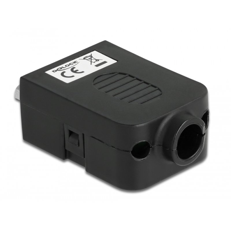 DeLOCK 66265 wire connector Sub-D 9, 10 pin terminal block Black