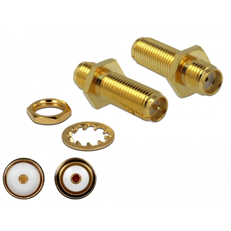 DeLOCK 89969 connecteur coaxial SMA 1 pièce(s) 50 Ohm