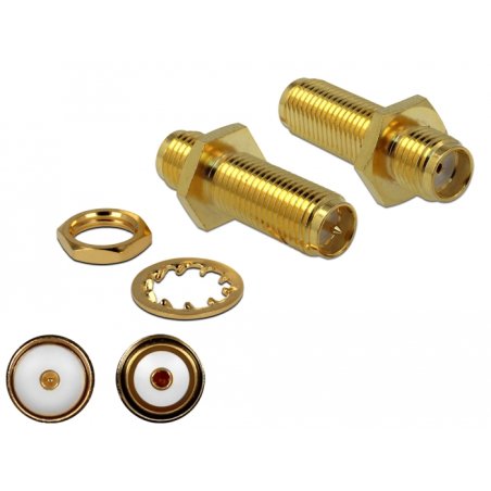 DeLOCK 89969 coaxial connector SMA 1 pc(s) 50 Ω