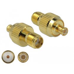 Delock Adapter SMA Buchse zu MCX Stecker 3 GHz