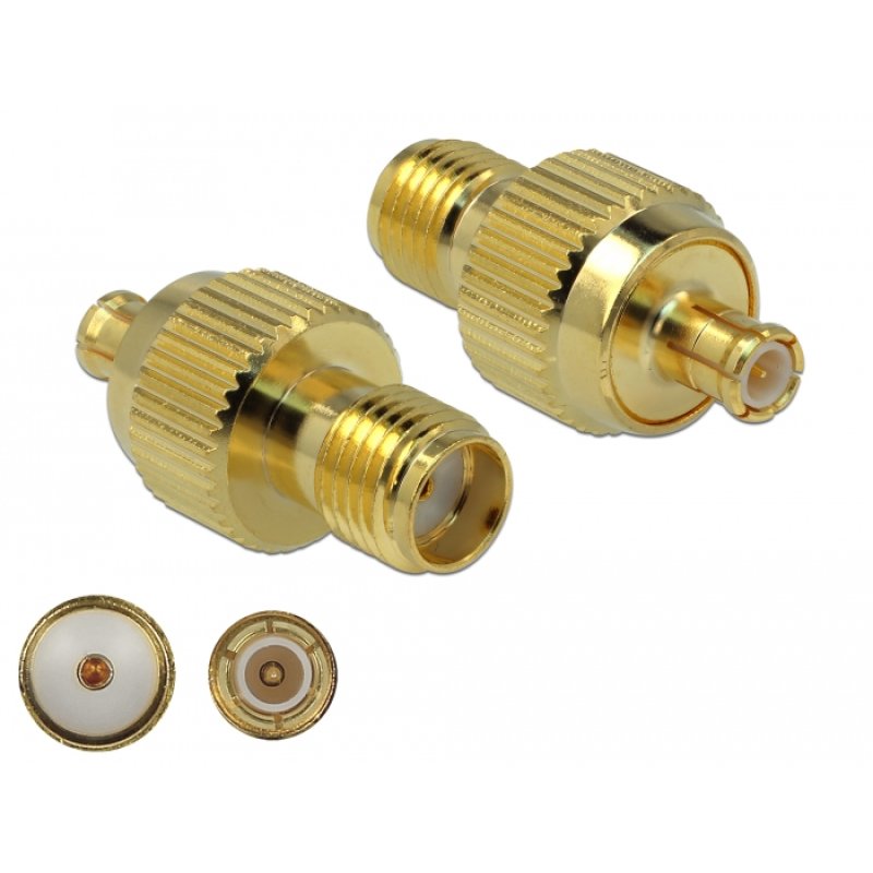 Delock Adapter SMA Buchse zu MCX Stecker 3 GHz