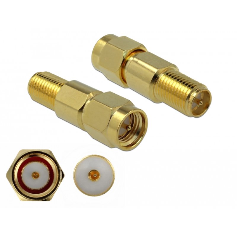 DeLOCK 89991 coaxial connector SMA 1 pc(s) 50 Ω
