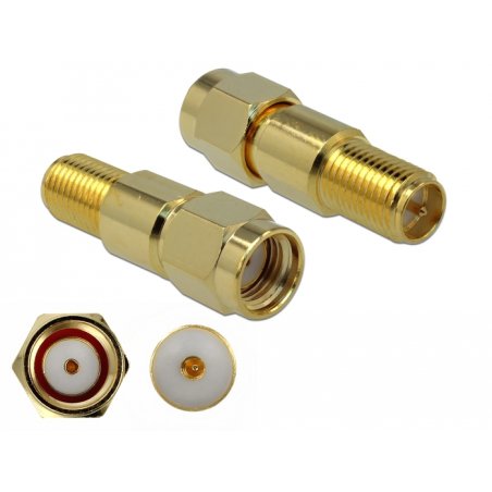 DeLOCK 89993 connecteur coaxial SMA 1 pièce(s) 50 Ohm