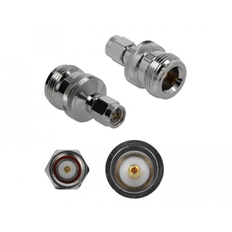DeLOCK 89960 wire connector N, SMA Nickel