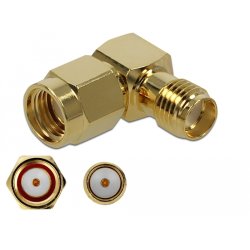 DeLOCK 89978 cable gender changer RP-SMA SMA Gold