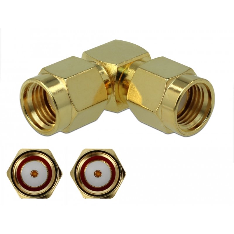 DeLOCK 89962 changeur de genre de câble RP-SMA Or