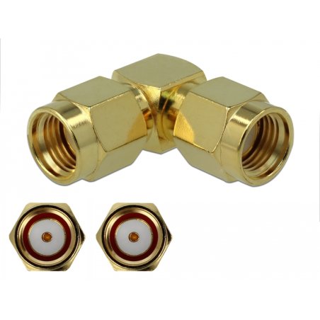 DeLOCK 89962 changeur de genre de câble RP-SMA Or