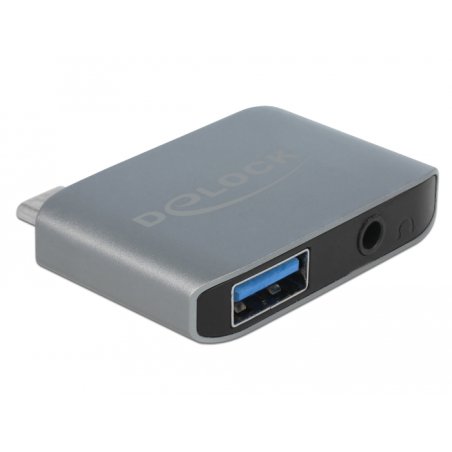 Delock Audio Adapter USB Type-C™ Stecker - Klinkenbuchse 3,5 mm USB 3.0 A Buchse