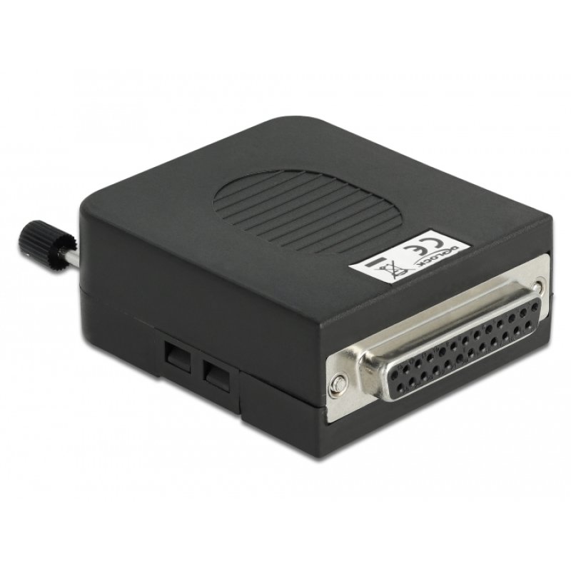 DeLOCK 66267 wire connector Parallel DB25, 26 pin terminal block Black