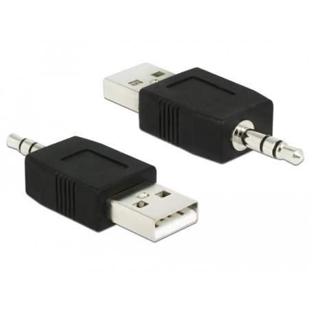 DeLOCK 66069 changeur de genre de câble USB A 3,5 Noir