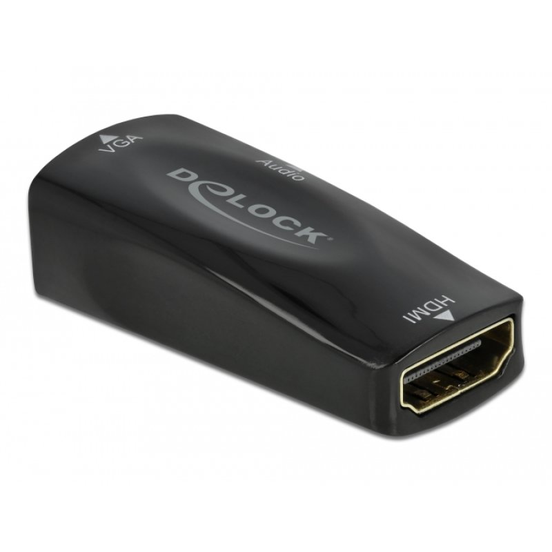 DeLOCK Adaptateur HDMI-A femelle vers VGA femelle 1080p avec Audio