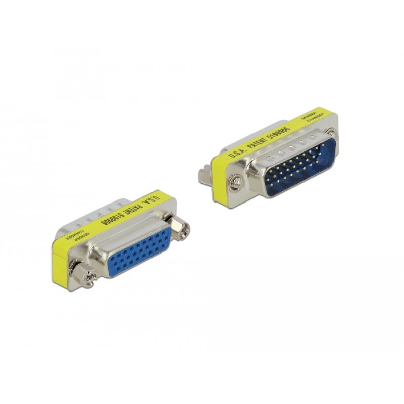 DeLOCK D-Sub HD 26 pin male to female - Port Saver