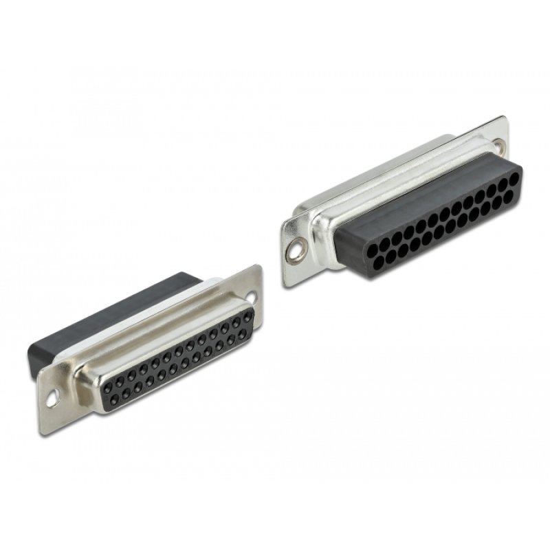 DeLOCK D-Sub 25 pin female to RJ45 female Assembly Kit grey