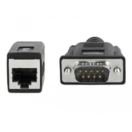 DeLOCK Serial RS-232/422/485 Adapter DB9 male to RJ45 jack