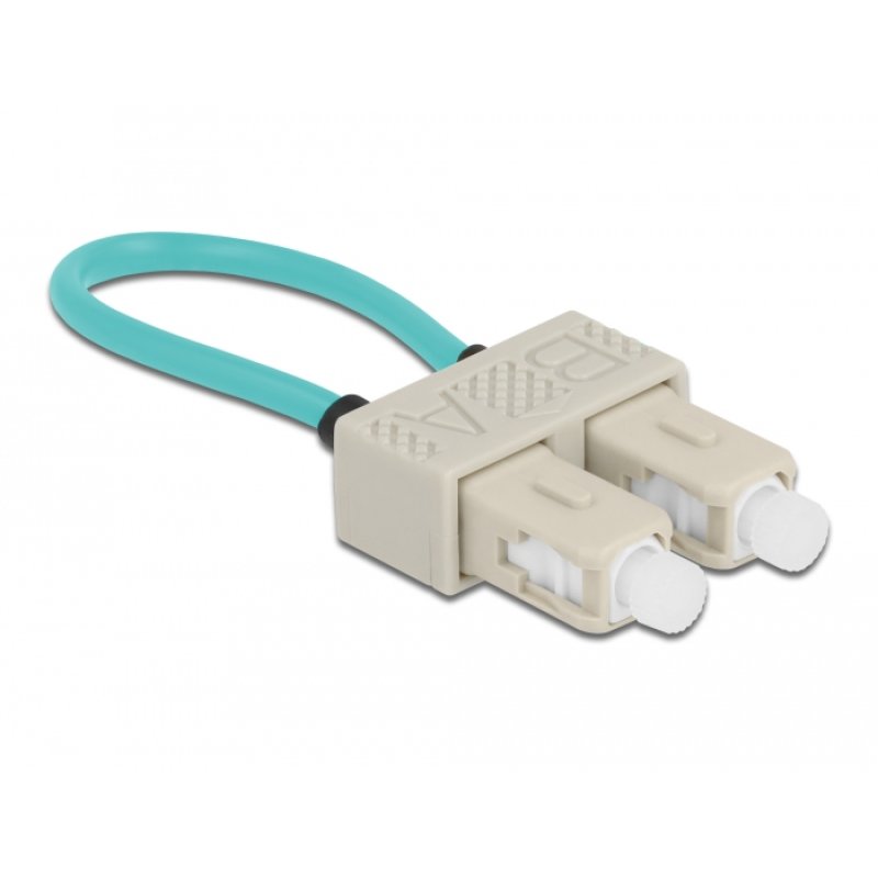 DeLOCK Adaptateur à boucle de fibre optique SC / OM3, multimode, beige