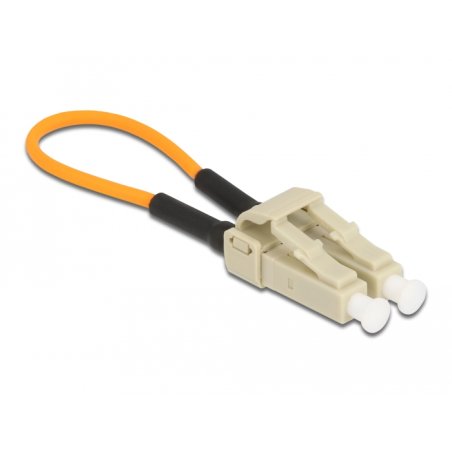 Delock LWL Loopback Adapter LC / OM2 Multimode beige
