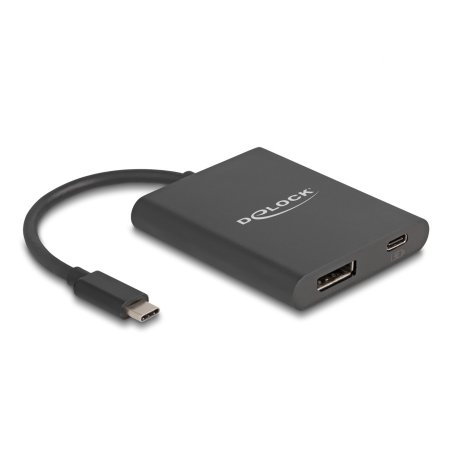 DeLOCK Adaptateur USB Type-C vers DisplayPort (DP Alt Mode) 8K avec HDR et Power Delivery 60 W