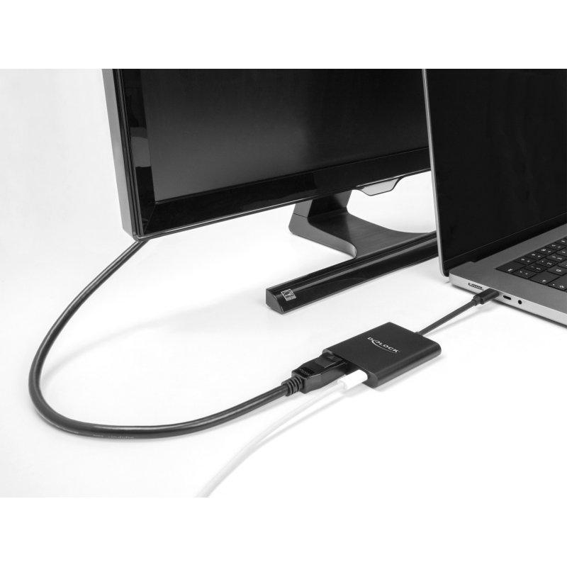 DeLOCK USB Type-C Adapter to DisplayPort (DP Alt Mode) 8K with HDR and Power Delivery 60 W