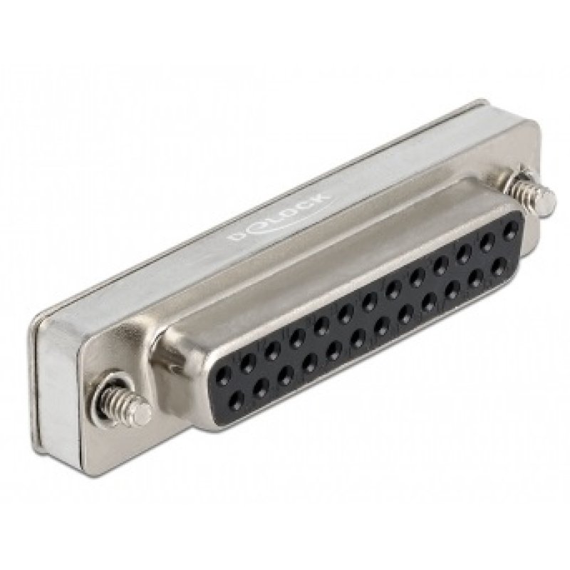 Delock RS-232/422/485 Loopback Adapter mit DB25 Buchse