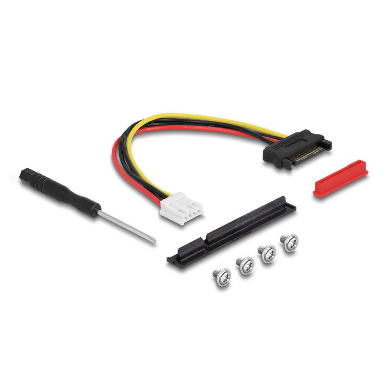 DeLOCK Adaptateur M.2 clé A E vers PCIe x8 NVMe, angulé, avec câble de 20 cm