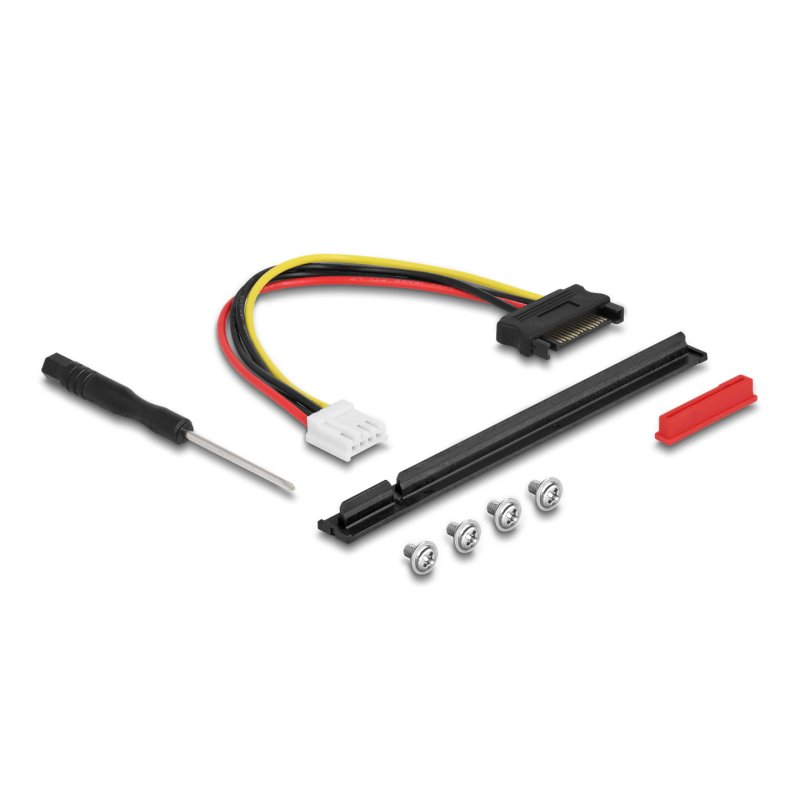 Delock M.2 Key A E zu PCIe x16 NVMe Adapter gewinkelt mit 20 cm Kabel
