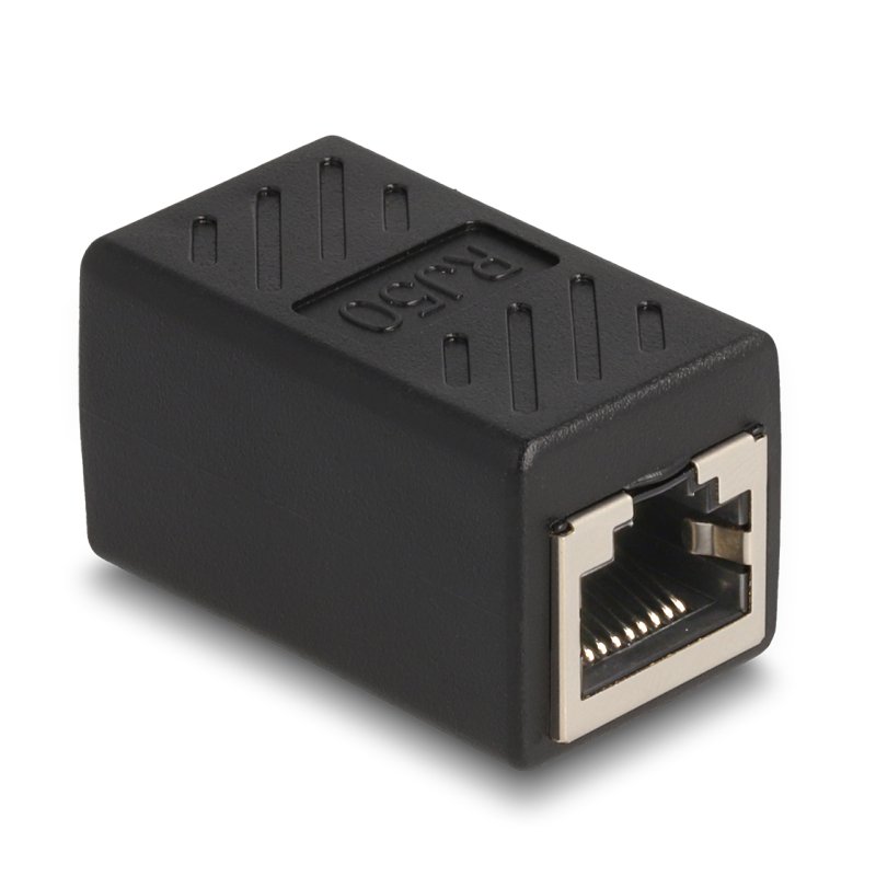 DeLOCK RJ50 Adapter jack to jack black
