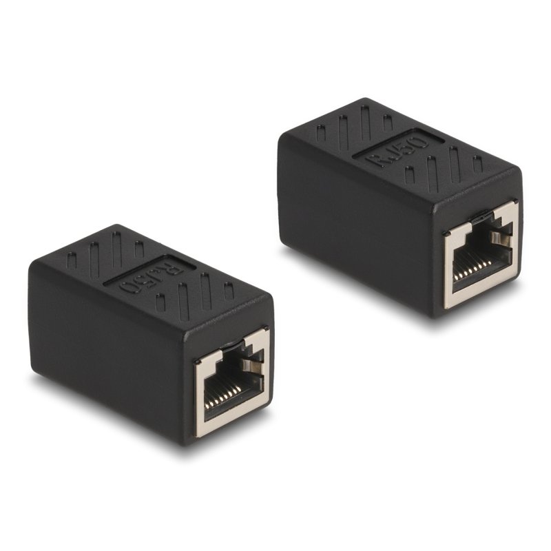 DeLOCK RJ50 Adapter jack to jack black