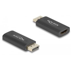 Delock Aktiver DisplayPort 1.4 zu HDMI Adapter 8K mit HDR Funktion