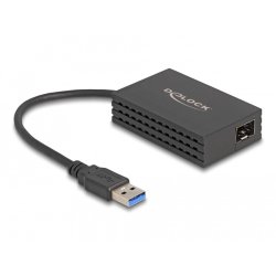 Delock USB Typ-A Netzwerk Adapter Gigabit LAN 1 x SFP