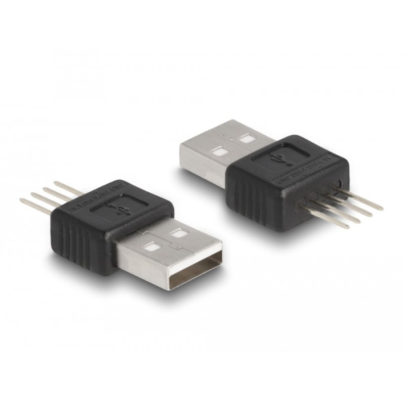 Delock Adapter USB 2.0 Type-A Stecker zu 4 Pin