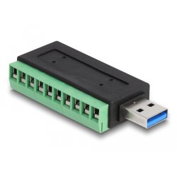 Delock USB 3.2 Gen 1 Typ-A Stecker zu Terminalblock Adapter