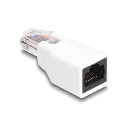DeLOCK RJ50 Adapter male to female white