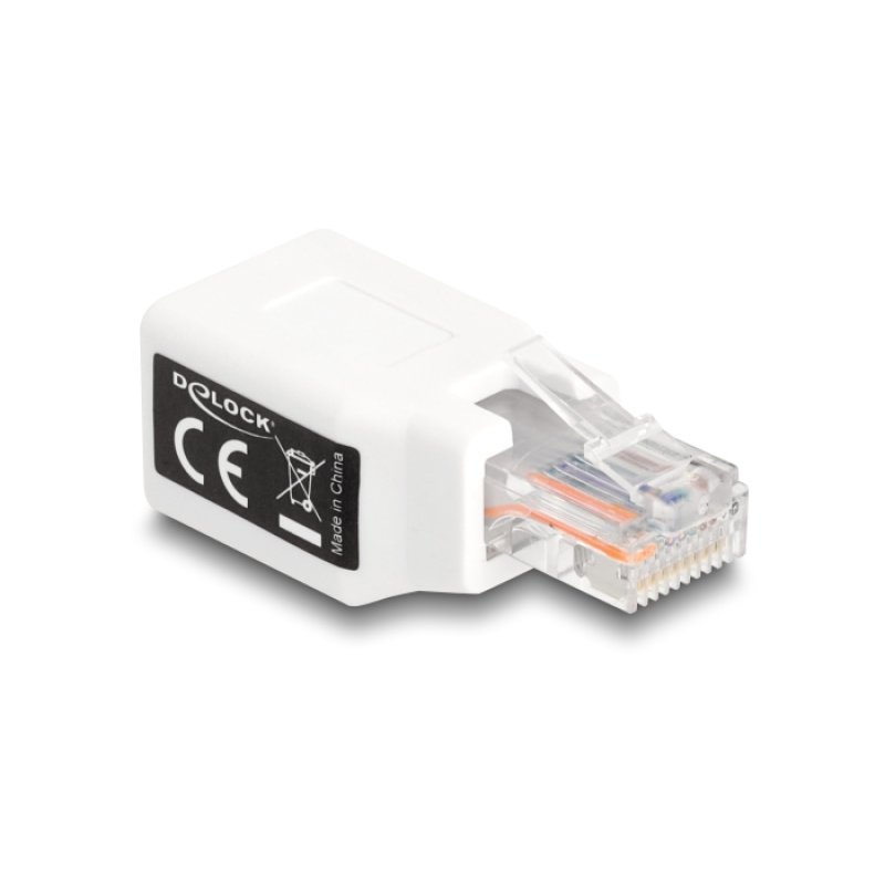 DeLOCK RJ50 Adapter male to female white