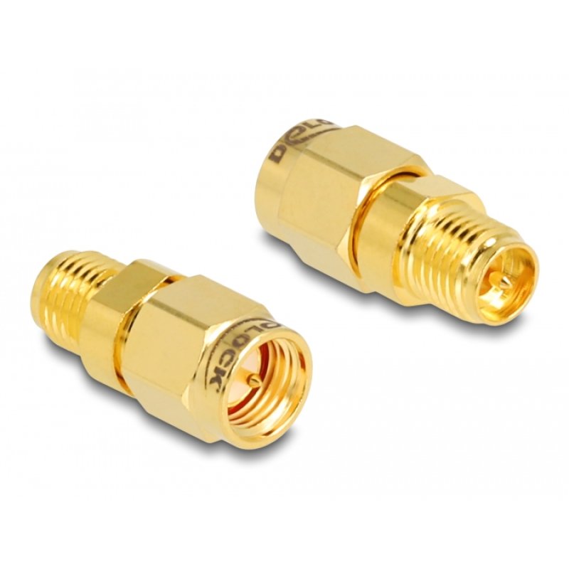 Delock Adapter RP-SMA Buchse zu SMA Stecker