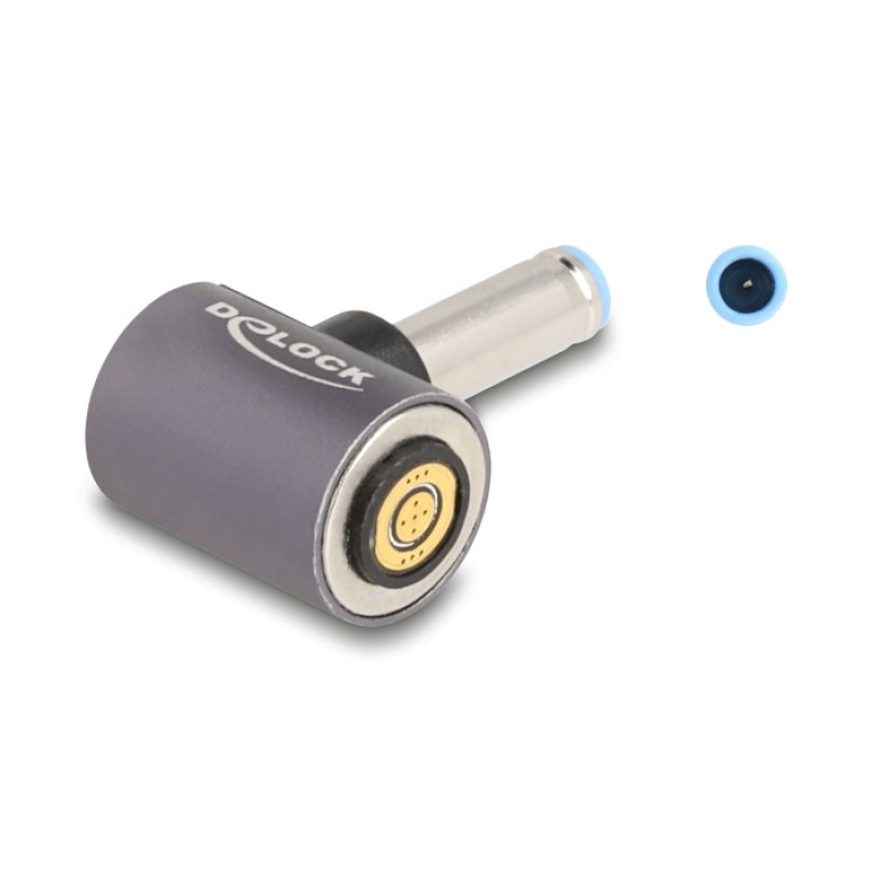 Delock Adapter für Notebook Ladekabel HP 4,5 x 3,0 mm Stecker zu magnetischem 8 Pin Konnektor