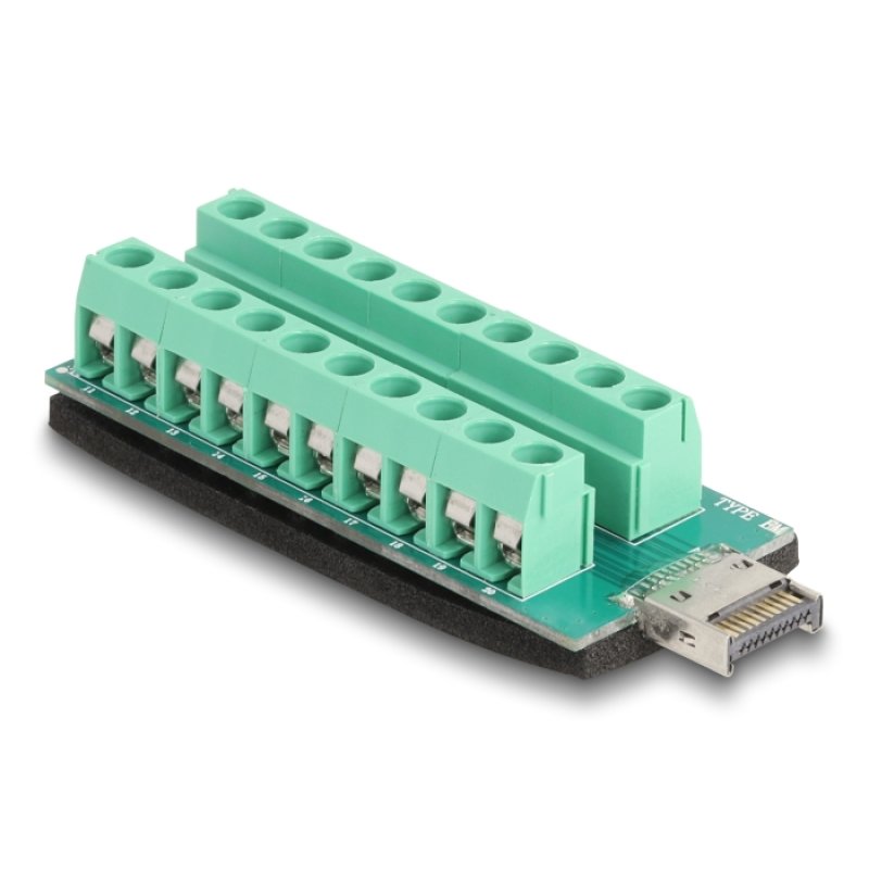 DeLOCK USB type-E Key A mâle à Adaptateur pour terminal 20 broches