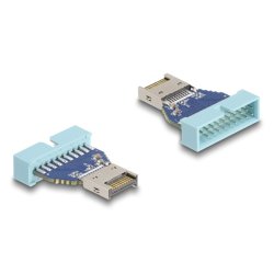 Delock USB 10 Gbps Adapter Pfostenstecker zu intern USB Typ-E Key A Stecker