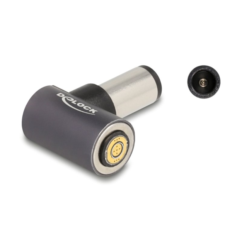 Delock Adapter für Notebook Ladekabel HP 7,4 x 5,0 mm Stecker zu magnetischem 8 Pin Konnektor