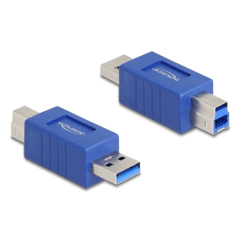 Delock USB 5 Gbps Adapter USB Typ-A Stecker zu USB Typ-B Stecker (gekreuzt)