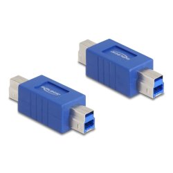 DeLOCK 67227 cable gender changer USB Type-B Blue