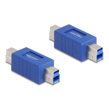 DeLOCK 67227 changeur de genre de câble USB Type-B Bleu
