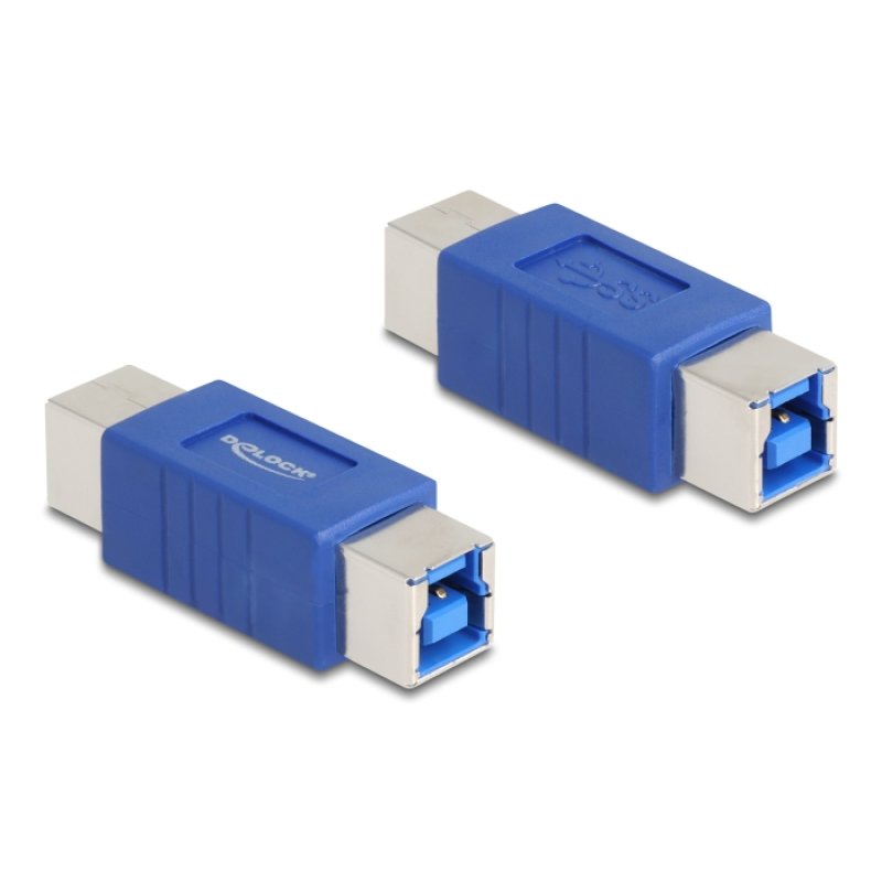 DeLOCK 67228 changeur de genre de câble USB Type-B Bleu