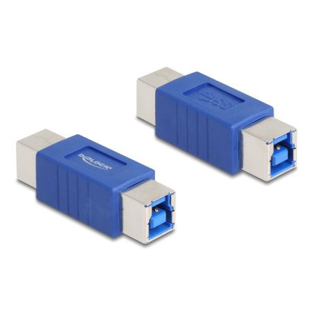DeLOCK 67228 cable gender changer USB Type-B Blue