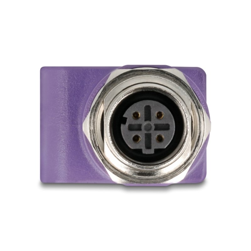 DeLOCK 60678 changeur de genre de câble M12 RJ45 Violet