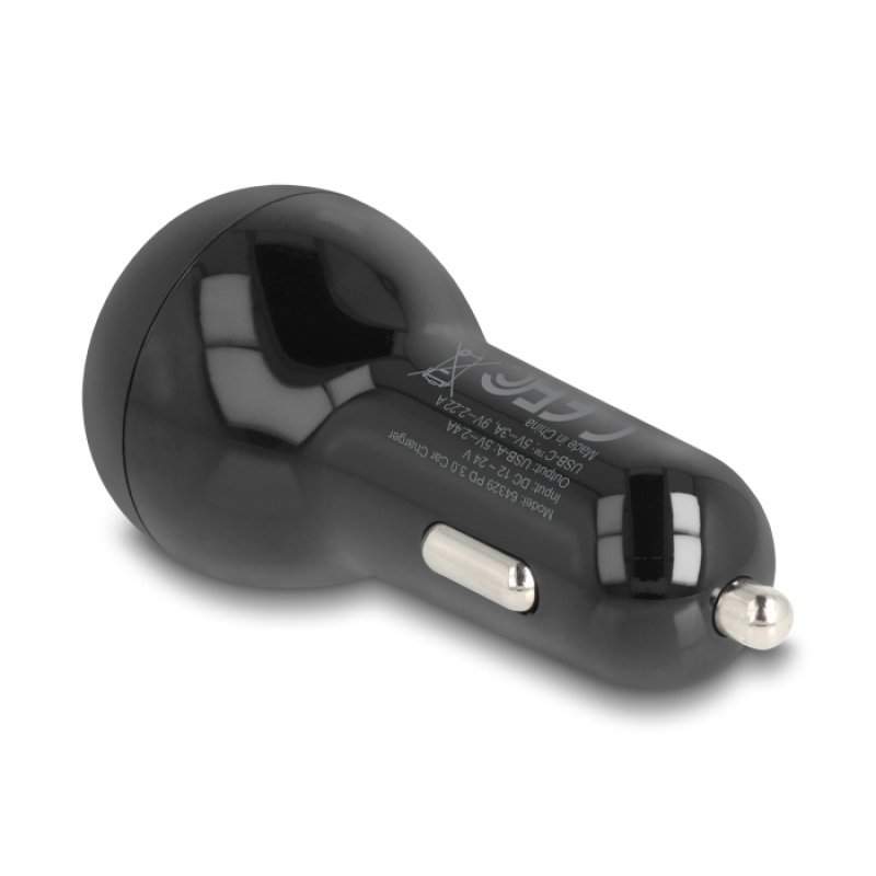 Delock Kfz Ladeadapter USB Type-C™ PD 3.0 und USB Typ-A mit 32 W