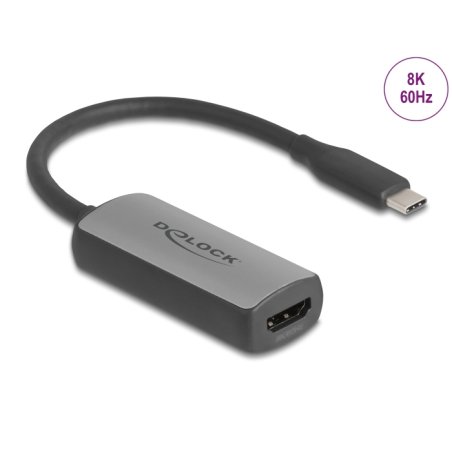 Delock USB Type-C™ Adapter zu HDMI (DP Alt Mode) 8K 60 Hz mit HDR und HDCP