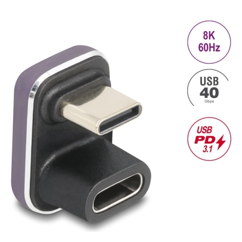 DeLOCK 60737 changeur de genre de câble USB Type-C Violet