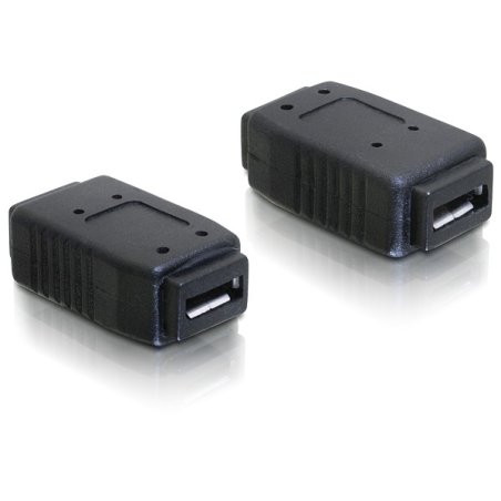 Delock Adapter USB micro-A B Buchse zu USB micro-A B Buchse